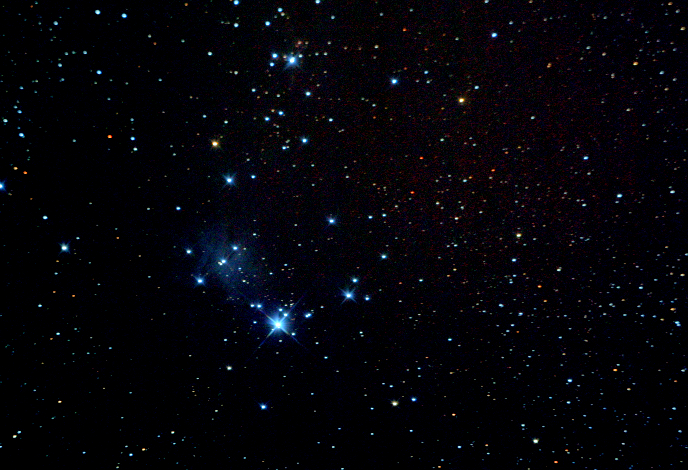 NGC 2264 - Star Cluster, Fox Fur Nebula