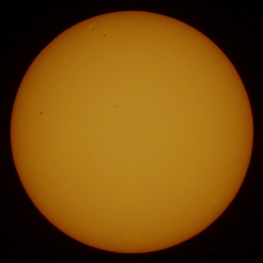 ISS in front of the Sun