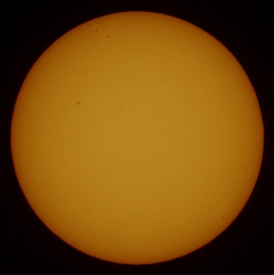 ISS in front of the Sun