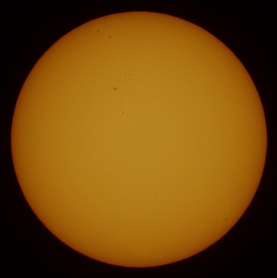 ISS in front of the Sun